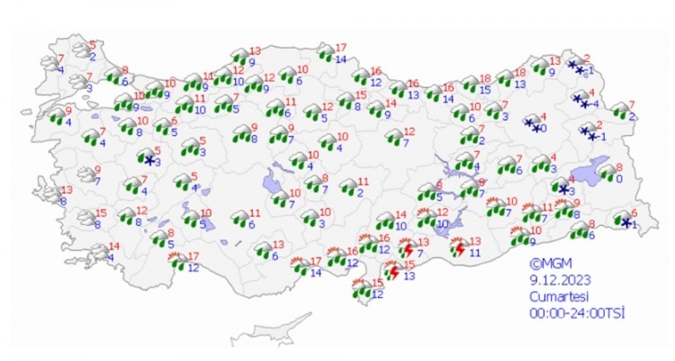 Hafta sonu hava daha da soğuyacak