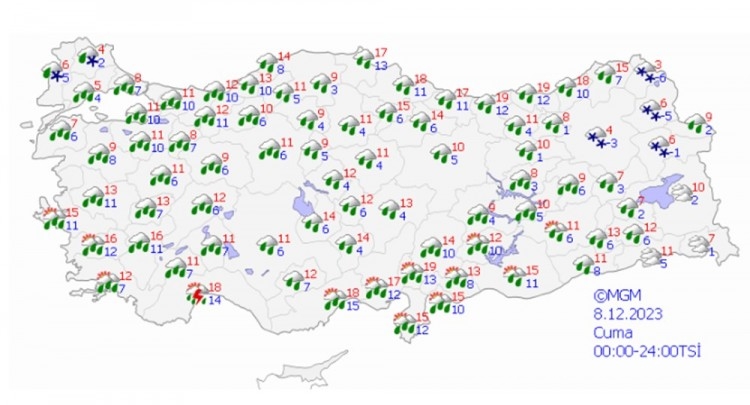 Hafta sonu hava daha da soğuyacak