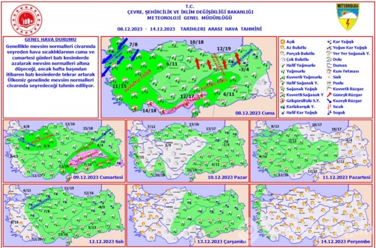 Hafta sonu hava daha da soğuyacak