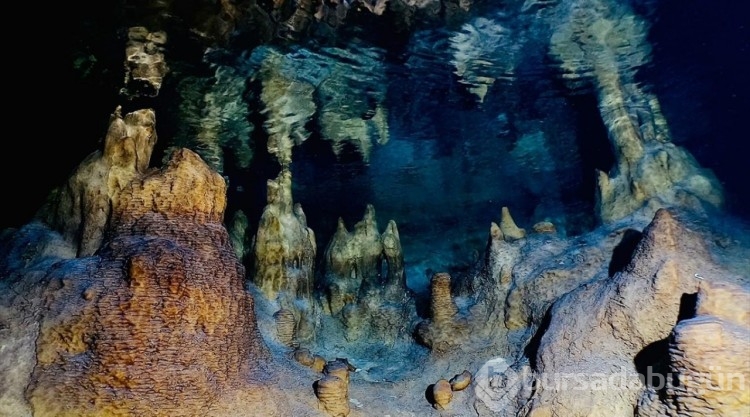Hatay'ın su altı mağarası dalış tutkunlarını ağırlıyor
