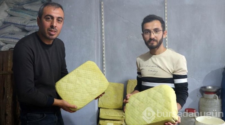 Yılda 30 ton bıttım sabunu yapıyorlar