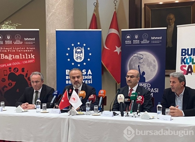 Bursa'da 4. BİHMED Liseler Arası Kısa Film Yarışması tanıtılıyor 