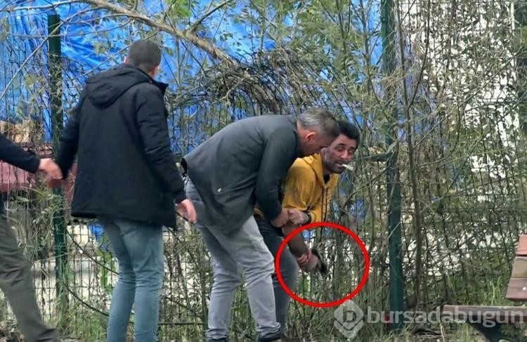 Eski eşini tabancayla rehin alan şüpheli tutuklandı, kızı ağladı
