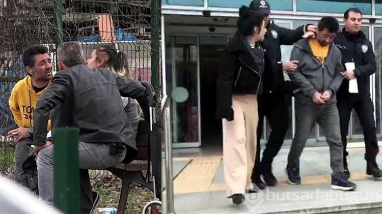 Eski eşini tabancayla rehin alan şüpheli tutuklandı, kızı ağladı
