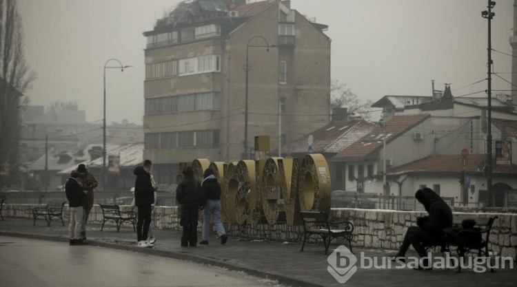 Saraybosna'da hava kirliliği etkisini göstermeye başladı
