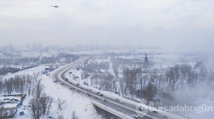 Krasnoyarsk'da dondurucu soğuklar
