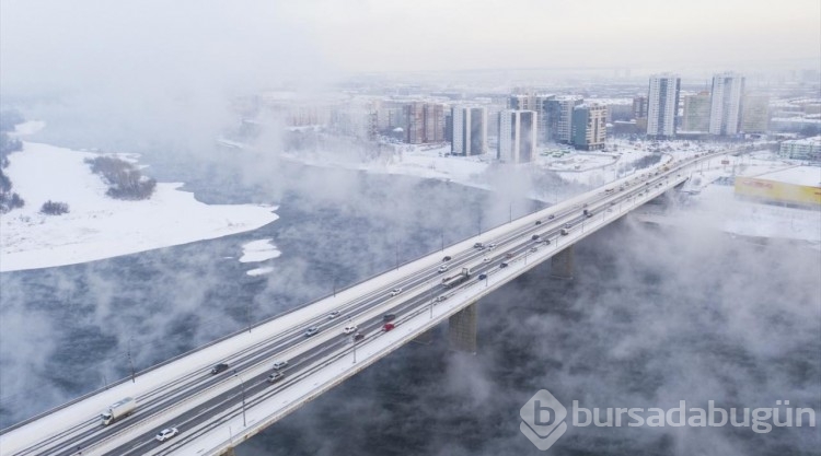 Krasnoyarsk'da dondurucu soğuklar
