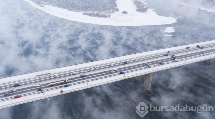 Krasnoyarsk'da dondurucu soğuklar
