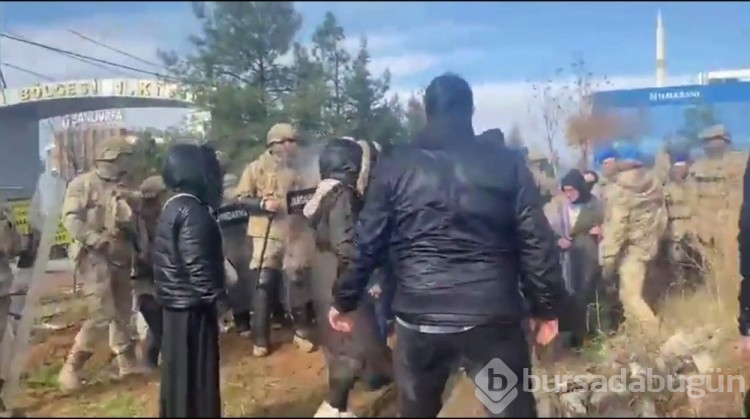 Şanlıurfa'da jandarma ile eylem yapan işçiler arasında gerginlik: 20 gözaltı

