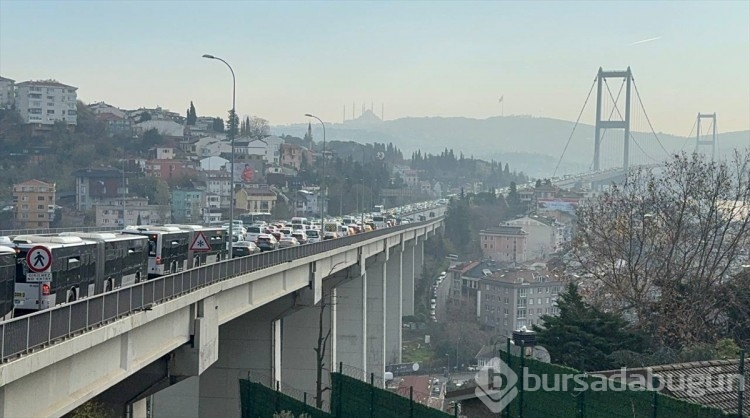 15 Temmuz Şehitler Köprüsü'nde zincirleme kaza
