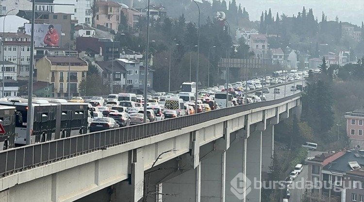 15 Temmuz Şehitler Köprüsü'nde zincirleme kaza
