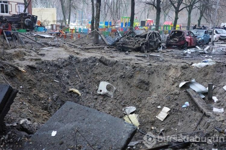 Kiev'e gece yapılan roket saldırısında 53 kişi yaralandı
