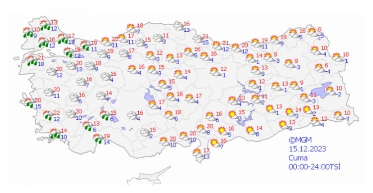 Sıcaklıklar düşüyor, kar geliyor