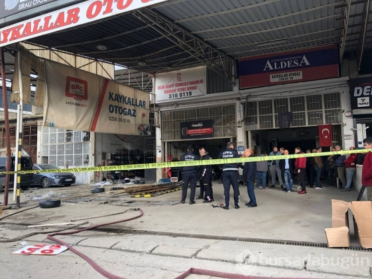 LPG dönüşümü yapılan iş yerinde patlama: 1 yaralı
