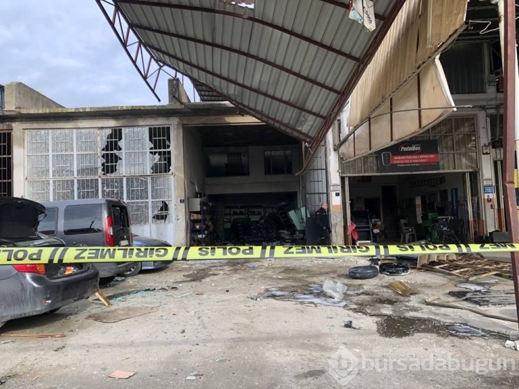 LPG dönüşümü yapılan iş yerinde patlama: 1 yaralı

