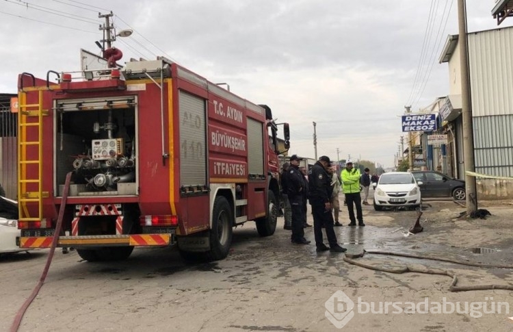 LPG dönüşümü yapılan iş yerinde patlama: 1 yaralı
