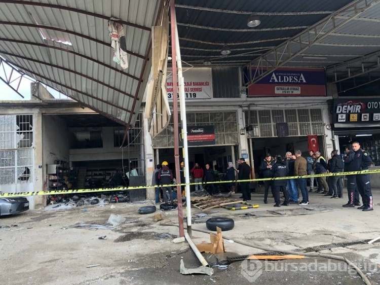 LPG dönüşümü yapılan iş yerinde patlama: 1 yaralı
