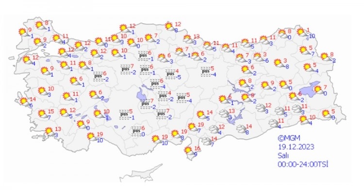 İstanbul dahil 7 il için sarı ve turuncu kodlu uyarı