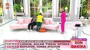 Esra Erol'da ilginç anlar: Pırasa diyerek kocasını bayılttı