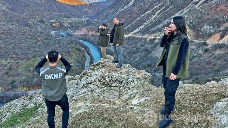 Tunceli'de ekipler gece gündüz dağlarda kaçak avcı peşinde