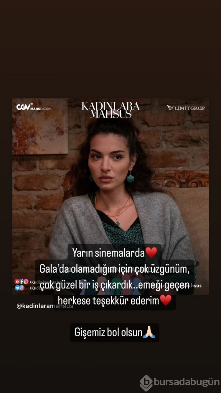 Melisa Aslı Pamuk kendi filminin galasına katılamadı Foto Galerisi -  m.bursadabugun.com