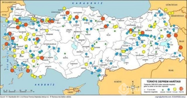 Türkiye'nin diri fay haritası güncellendi
