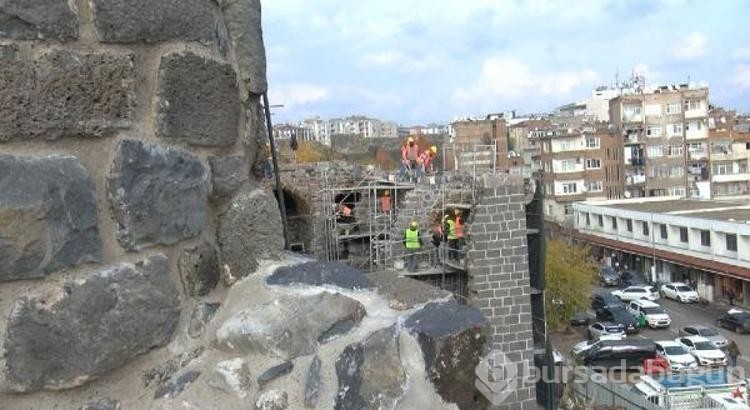 Diyarbakır surlarındaki 70 burç restore edildi