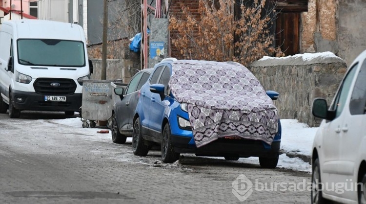 Kars'ta soğuklar etkili oldu
