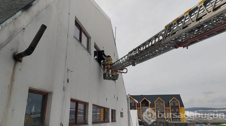 Sarıkamış Kayak Merkezi'nde tatbikat
