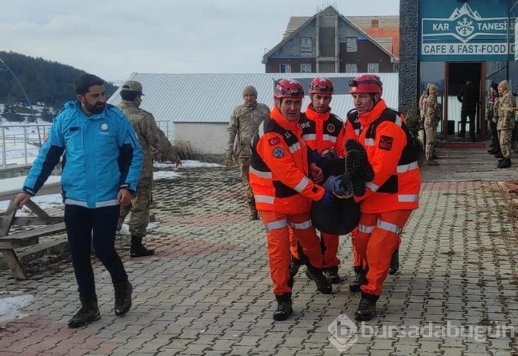 Sarıkamış Kayak Merkezi'nde tatbikat
