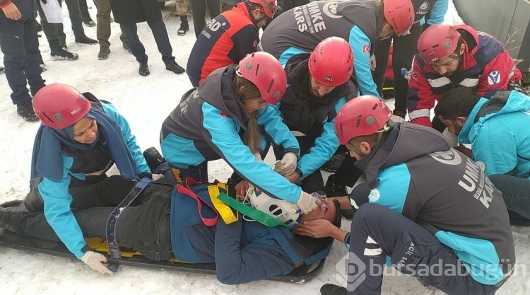 Sarıkamış Kayak Merkezi'nde dikkat çeken kareler
