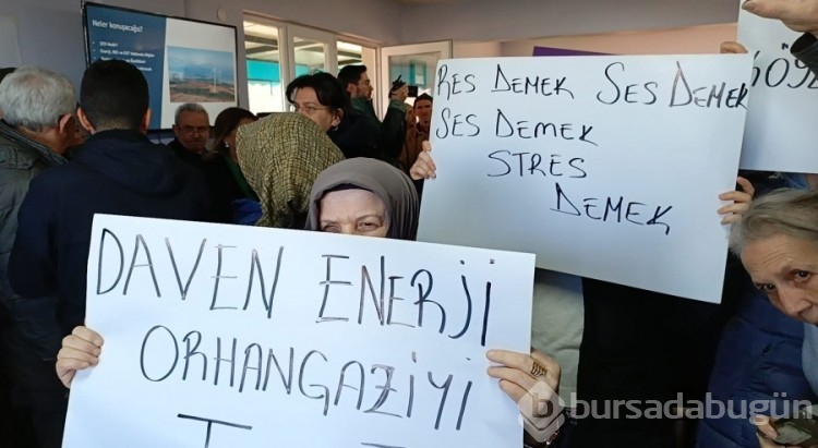 Bursa'da rüzgar enerji santrallerine ortak tepki!