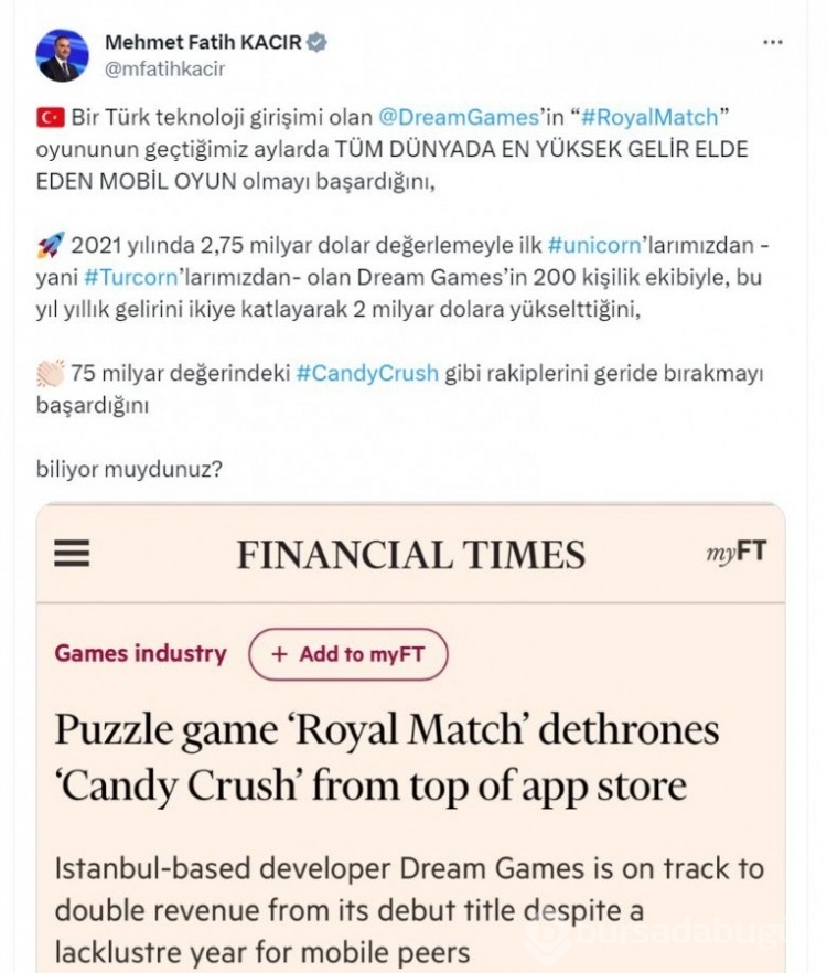 Türk şirketin oyunu, dünyada en yüksek gelir elde eden oyun oldu!