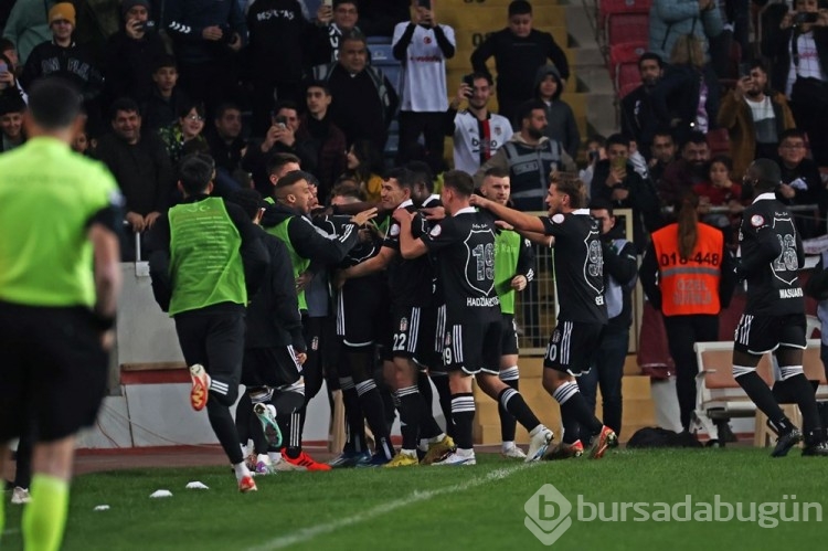 Beşiktaş, deplasmanda karşılaştığı Hatayspor'u 2-1 mağlup etti