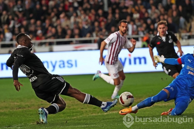 Beşiktaş, deplasmanda karşılaştığı Hatayspor'u 2-1 mağlup etti