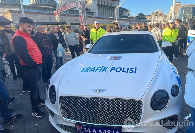 Çete araçları polis otosu oldu