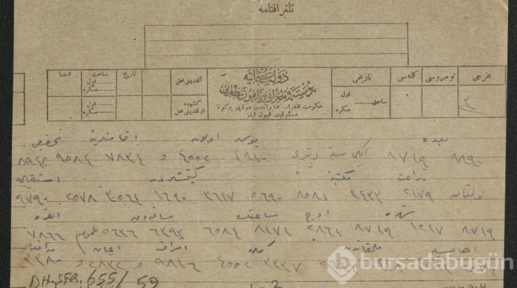 Atatürk'ün 104 yıl önce Ankara'ya gelişinde yaşananlar şifreli telgrafta ortaya çıktı