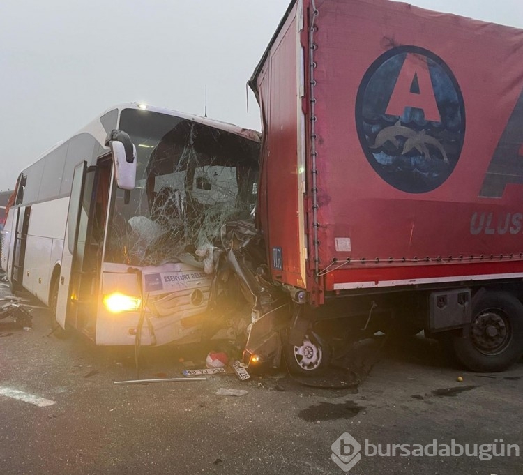Kuzey Marmara Otoyolu'nda zincirleme kaza