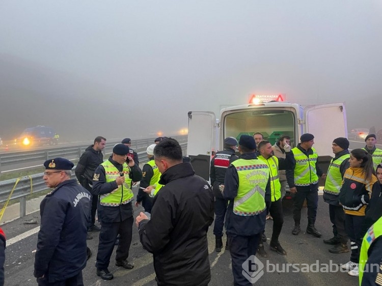 Kuzey Marmara Otoyolu'nda zincirleme kaza