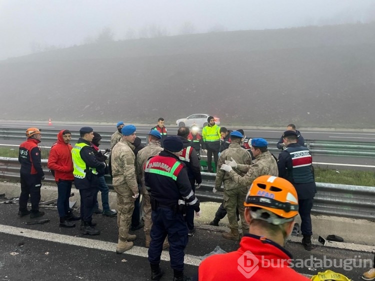 Kuzey Marmara Otoyolu'nda zincirleme kaza