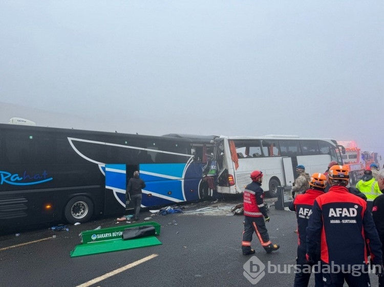 Kuzey Marmara Otoyolu'nda zincirleme kaza