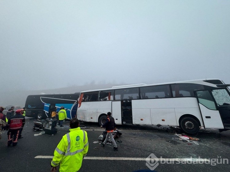Kuzey Marmara Otoyolu'nda zincirleme kaza