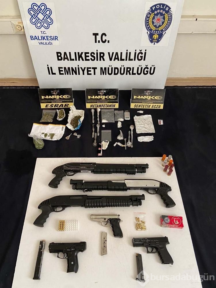 Balıkesir'deki Narkogüç-41 operasyonunda 49 şüpheli gözaltına alındı
