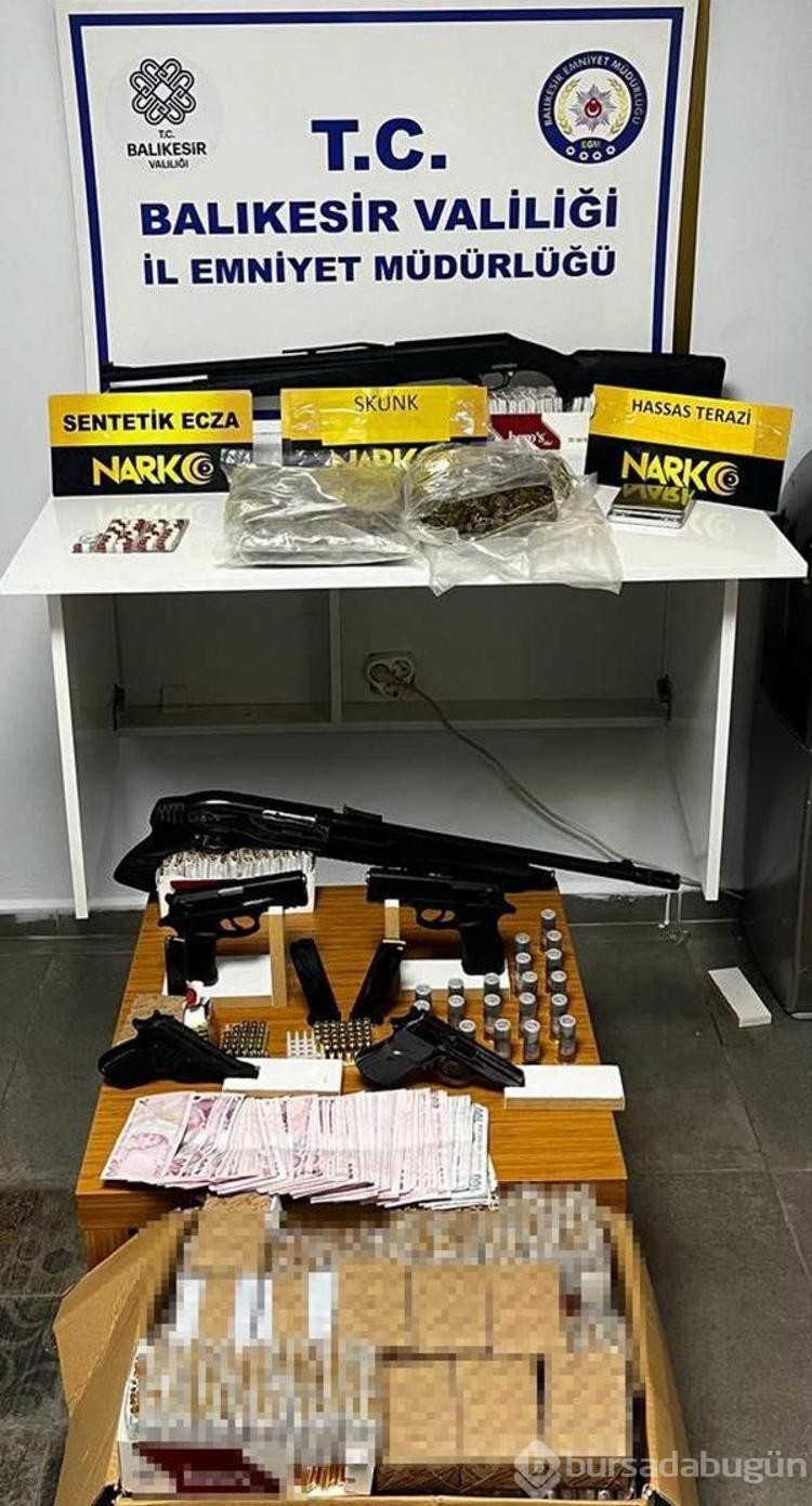 Balıkesir'deki Narkogüç-41 operasyonunda 49 şüpheli gözaltına alındı
