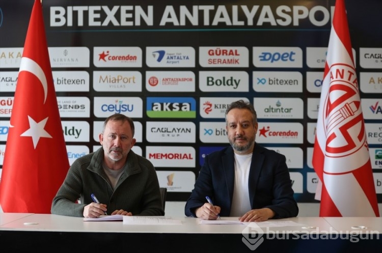 Antalyaspor'da Sergen Yalçın ile sözleşme imzalandı