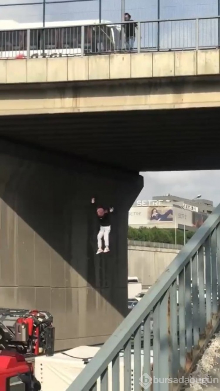 İstanbul'da TEM Otoyolu'nda yaşanan intihar girişiminin altından dram çıktı