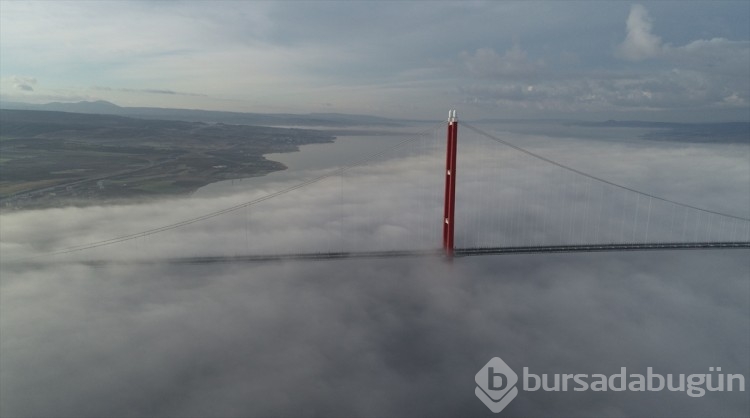 Çanakkale köprüsü sise büründü