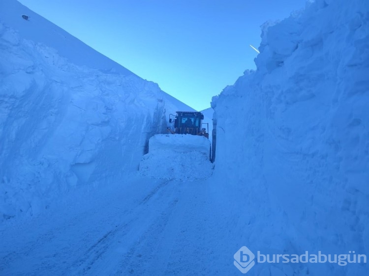 Hakkari'de kar kalınlığı 5 metreyi buldu
