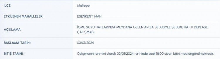 Hazırlıkları tam yapın! Sularınızı hazırlayın
