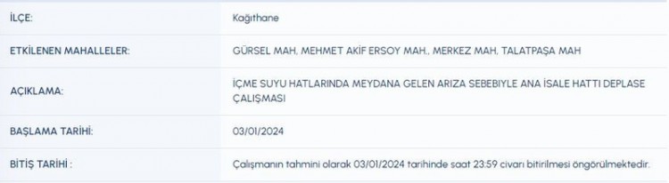 Hazırlıkları tam yapın! Sularınızı hazırlayın
